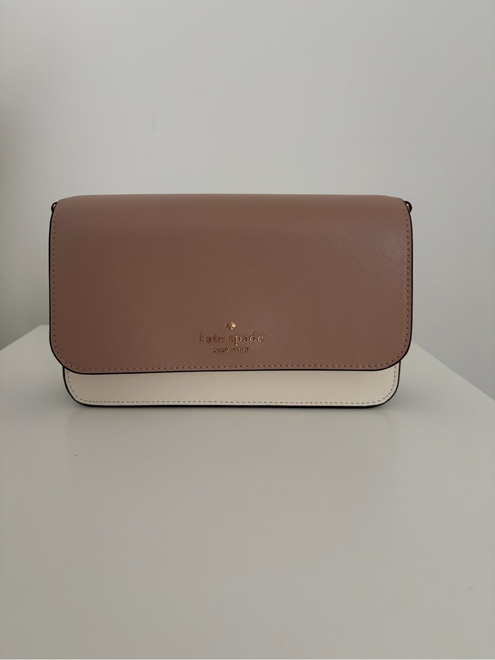 Kate Spade Madison Bag in Dusty Rose, Cream and Black